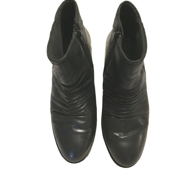 Baretraps Anila Bootie Slouch Ankle Women's Size 7 Black Double Side Zippers - Picture 2 of 10